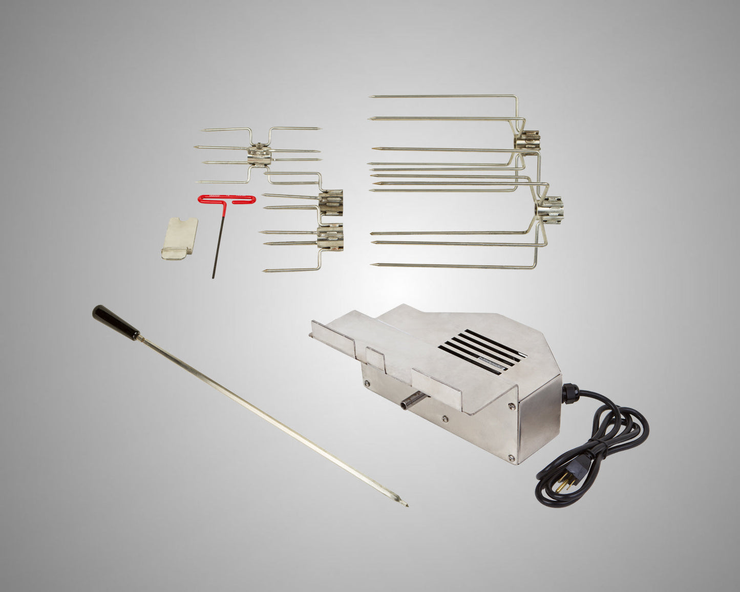 4 Burner Stand Alone Grill with Rotisserie